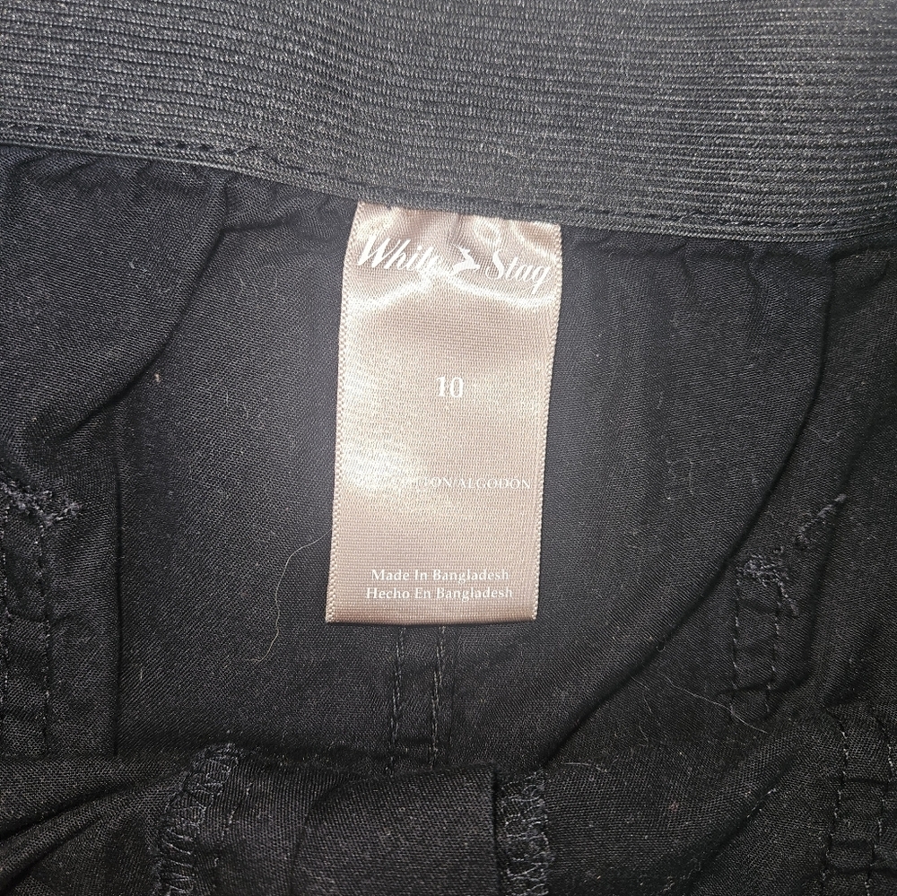 Women’s Bermuda Shorts Bundle Size 10 White Stag Sonoma Cargo Black Khaki - Picture 14 of 16